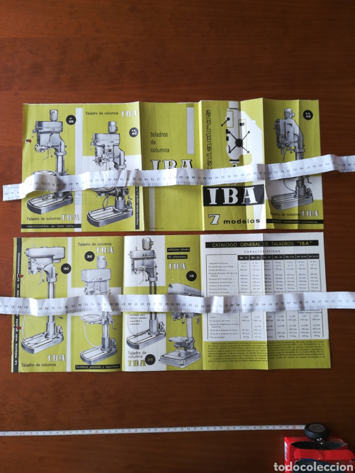 Cat&aacute;logos publicitarios: Publicidad 1963 vitoria taladros columna iba