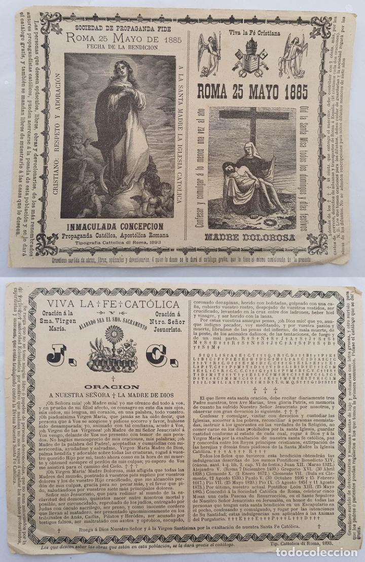 Cataloghi pubblicitari: ROMA 25 DE MAYO 1885