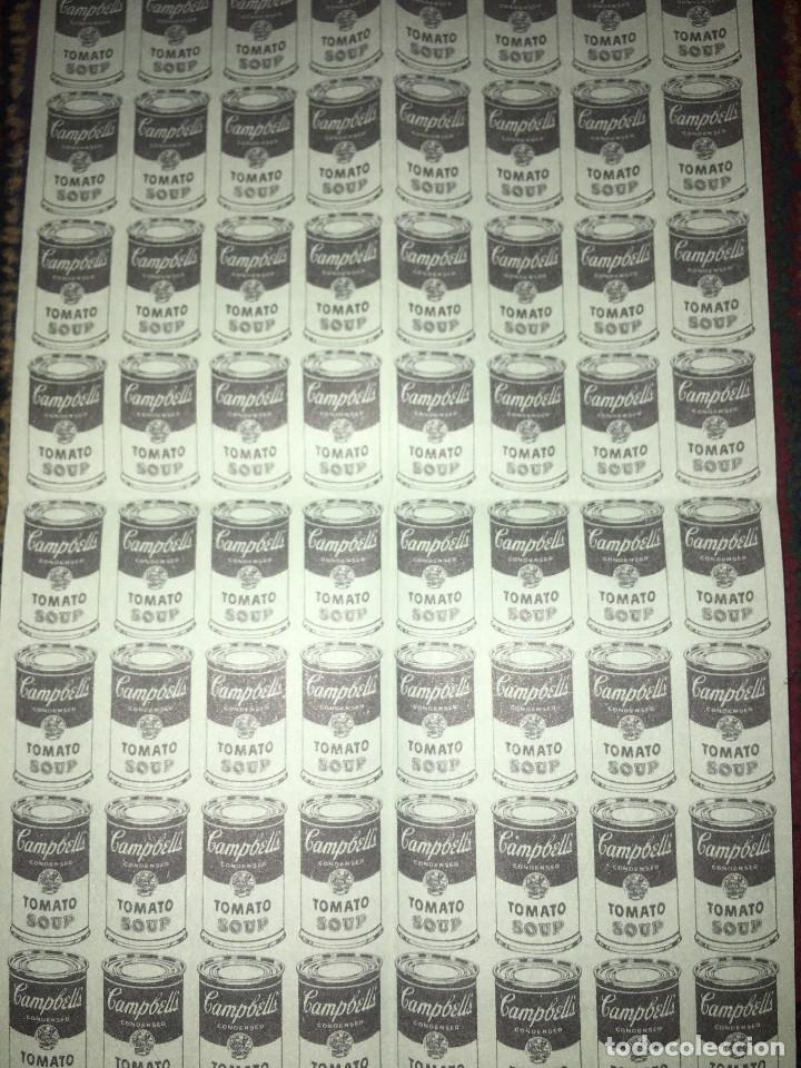 Cat&aacute;logos publicitarios: PEPE JEANS THE ANDY WARHOL FOUNDATION NUEVO PRECINTADO minipopster de tela 16x24,5 cm