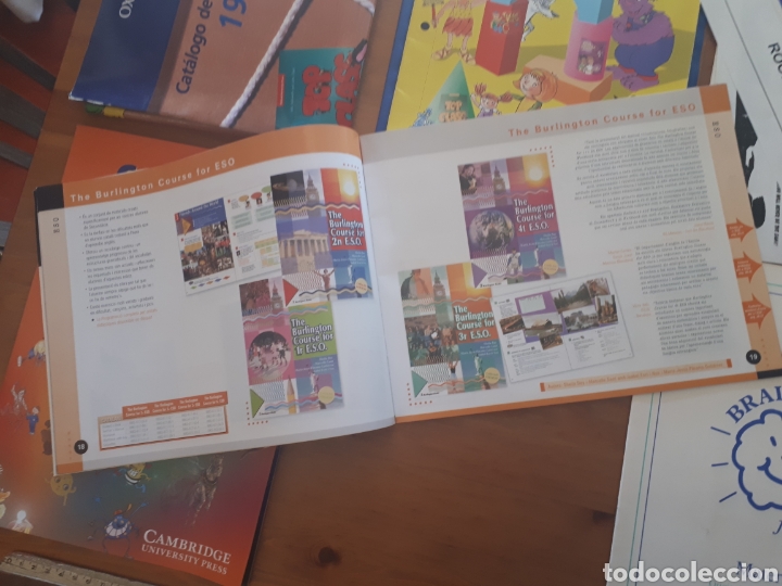 Cat&aacute;logos publicitarios: Lote cat&aacute;logos libros de texto ingl&eacute;s - Foto 3