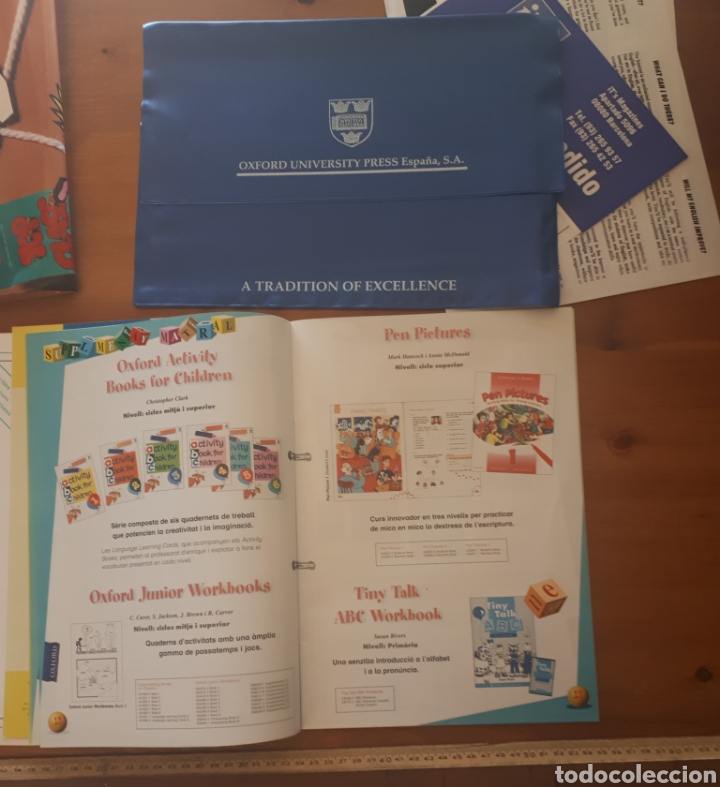 Cat&aacute;logos publicitarios: Lote cat&aacute;logos libros de texto ingl&eacute;s - Foto 5