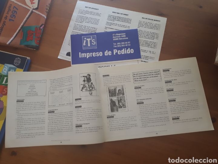 Cat&aacute;logos publicitarios: Lote cat&aacute;logos libros de texto ingl&eacute;s - Foto 6