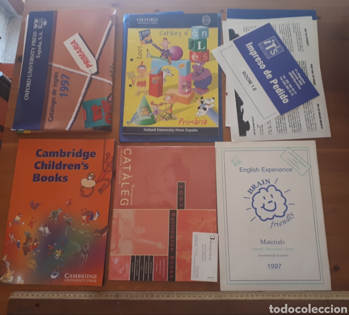 Cat&aacute;logos publicitarios: Lote cat&aacute;logos libros de texto ingl&eacute;s - Foto 1