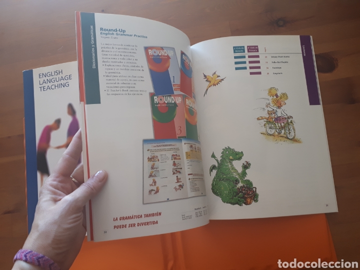 Cat&aacute;logos publicitarios: Lote cat&aacute;logos libros de texto ingl&eacute;s - Foto 3