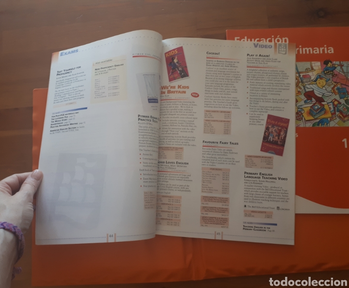 Cat&aacute;logos publicitarios: Lote cat&aacute;logos libros de texto ingl&eacute;s - Foto 4