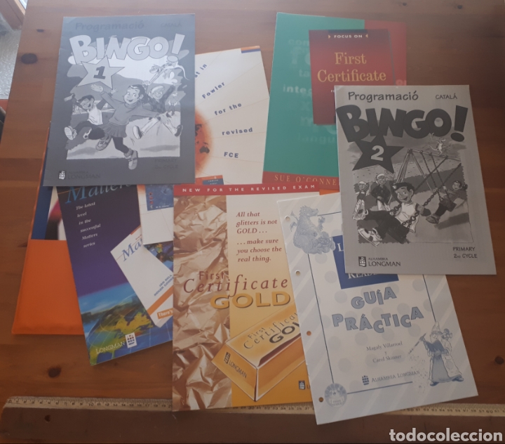 Cat&aacute;logos publicitarios: Lote cat&aacute;logos libros de texto ingl&eacute;s - Foto 5