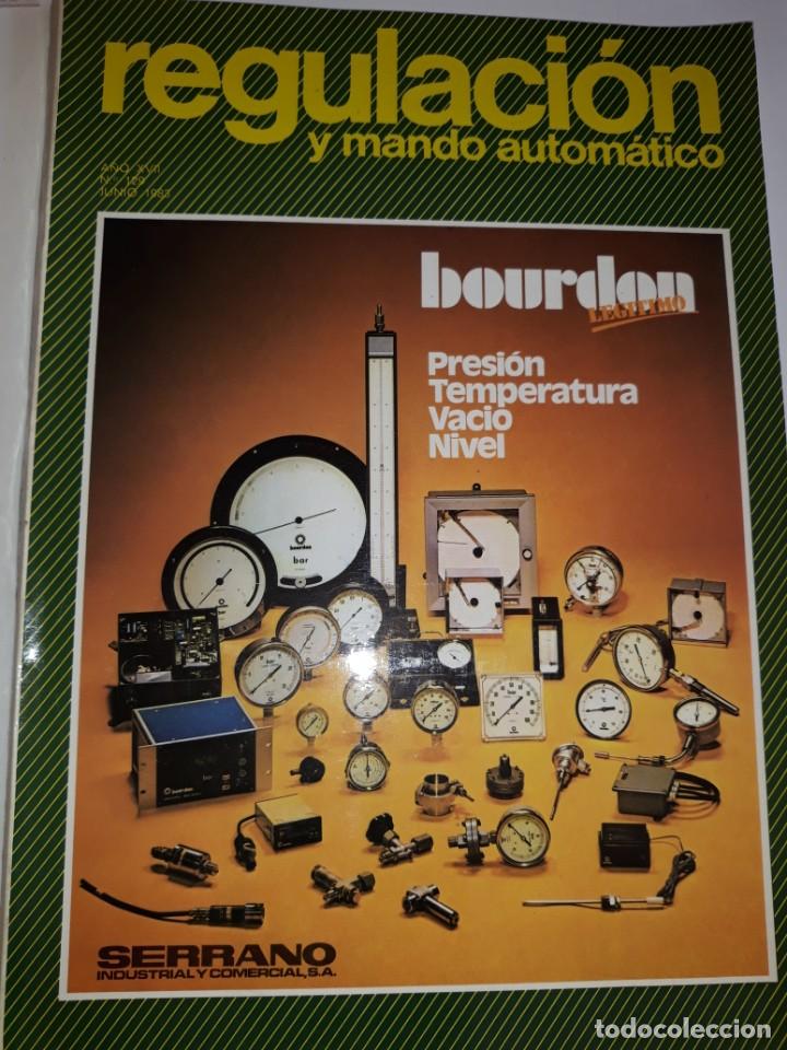Advertising Catalogs: REVISTA REGULACI&Oacute;N Y MANDO AUTOM&Aacute;TICO N&ordm; 129 1983 DETECTOR PROXIMIDAD CROMATOGRAF&Iacute;A INDUSTRIAL HORNO
