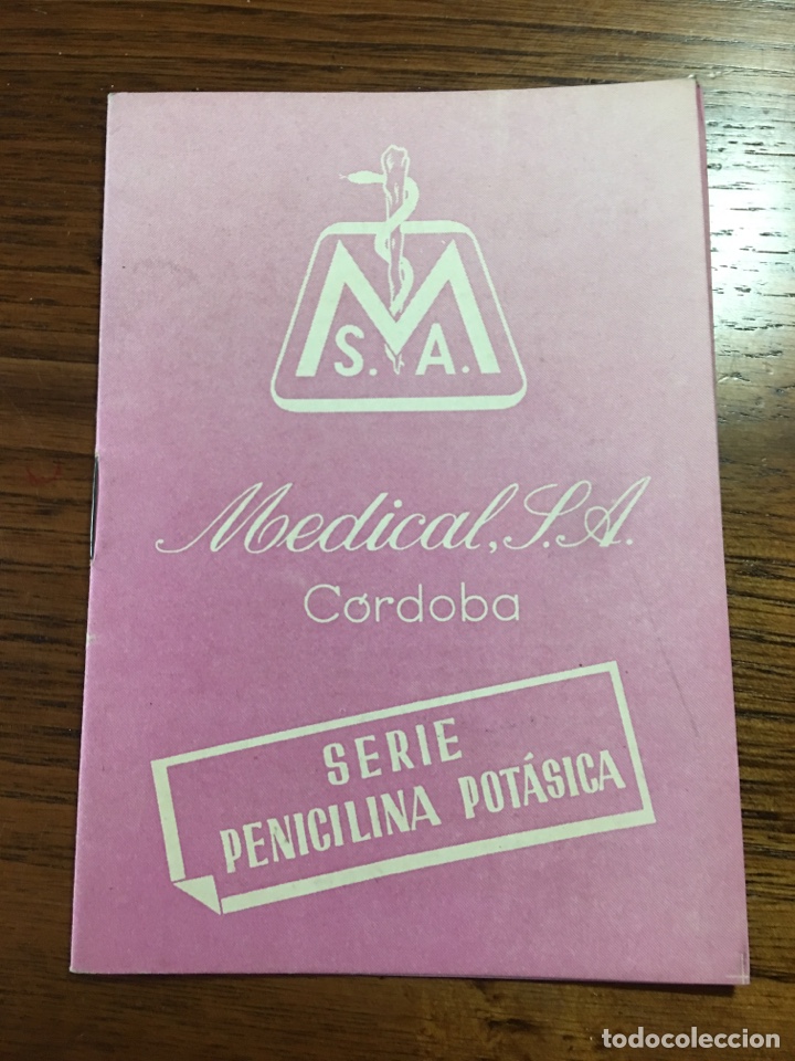 Cat&aacute;logos publicit&aacute;rios: FOLLETO CAT&Aacute;LOGO PUBLICIDAD FARMA MEDICAL SA CORDOBA SERIE PENICILINA POTASICA