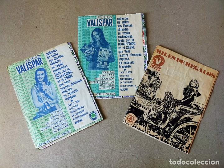 Werbekataloge: VALISPAR. 3 CARTILLAS COMPLETAS CON SUS SELLOS, DIFERENTES MODELOS (A&Ntilde;OS 60 - 70)