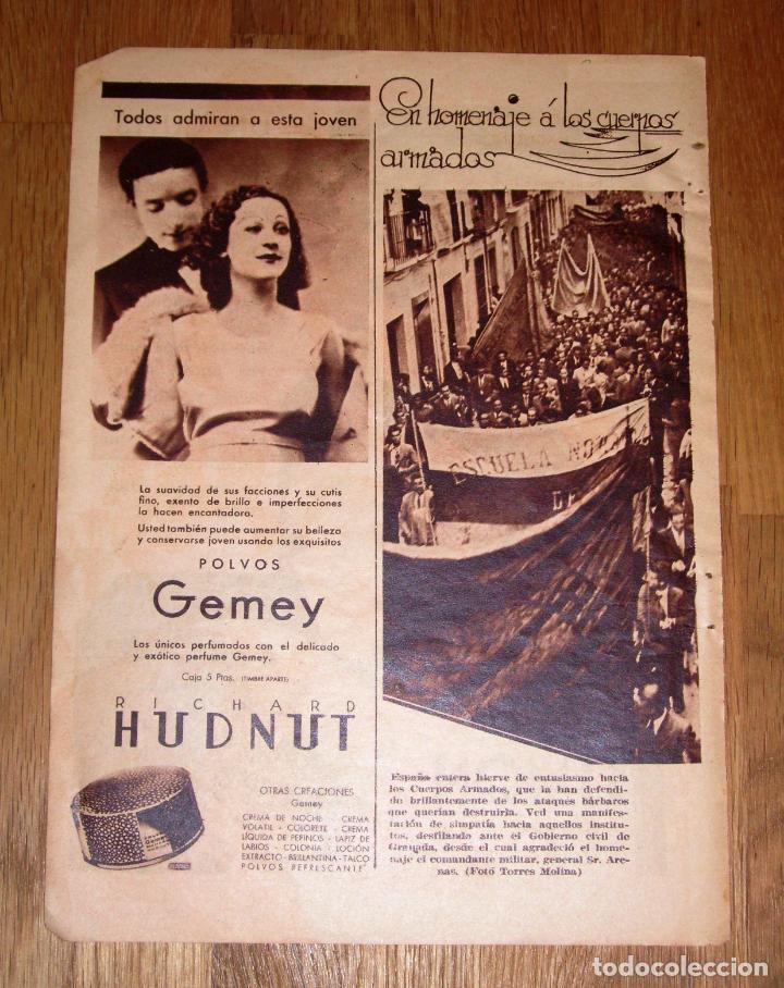 Cat&aacute;logos publicit&aacute;rios: RECORTE - HOJA - PUBLICIDAD. Polvos Sim&oacute;n ; Polvos Gemey / Richard Hudnut. - Blanco y Negro. - 1934
