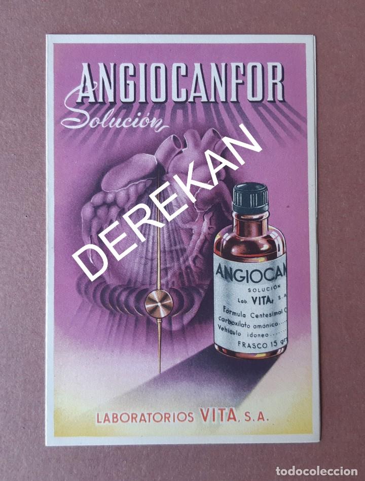 Cataloghi pubblicitari: D&Iacute;PTICO PUBLICIDAD FARMACIA. ANGIOCANFOR SOLUCI&Oacute;N. LABORATORIOS VITA S. A. BARCELONA.