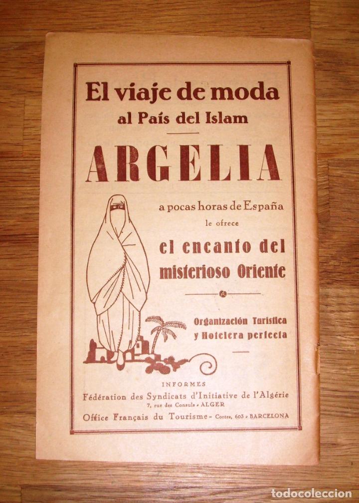 Cat&aacute;logos publicit&aacute;rios: RECORTE - HOJA - PUBLICIDAD. Argelia / Periccia ; Bagn&egrave;res de Bigorre ; Spidol&eacute;ine. - 1929