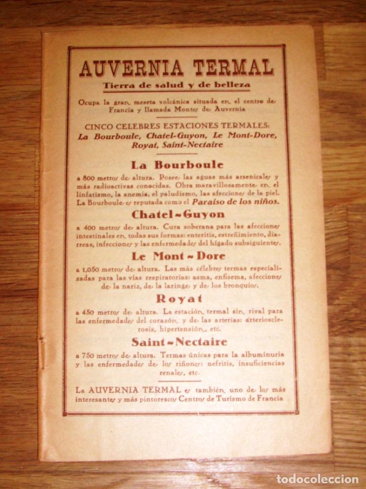 Cat&aacute;logos publicit&aacute;rios: RECORTE - HOJA - PUBLICIDAD. Auvernia Termal... ; La borboule ; Rici-Malt. - 1929