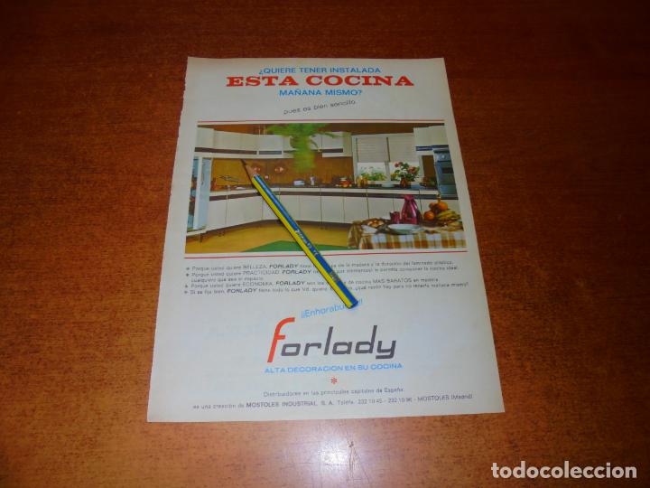 Catalogues publicitaires: PUBLICIDAD 1968: COCINAS FORLADY