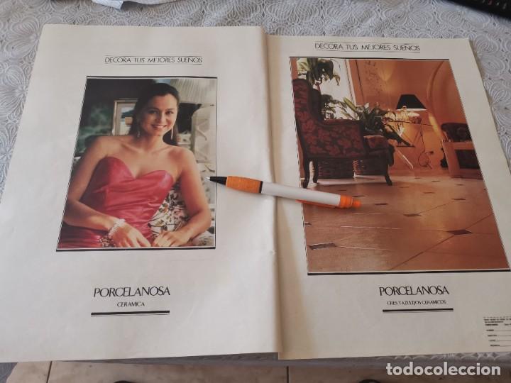 Cat&aacute;logos publicitarios: CER&Aacute;MICA PORCELANOSA PATROCINADA POR ISABEL PREYSLER GRAN ANUNCIO PUBLICIDAD REVISTA 1986