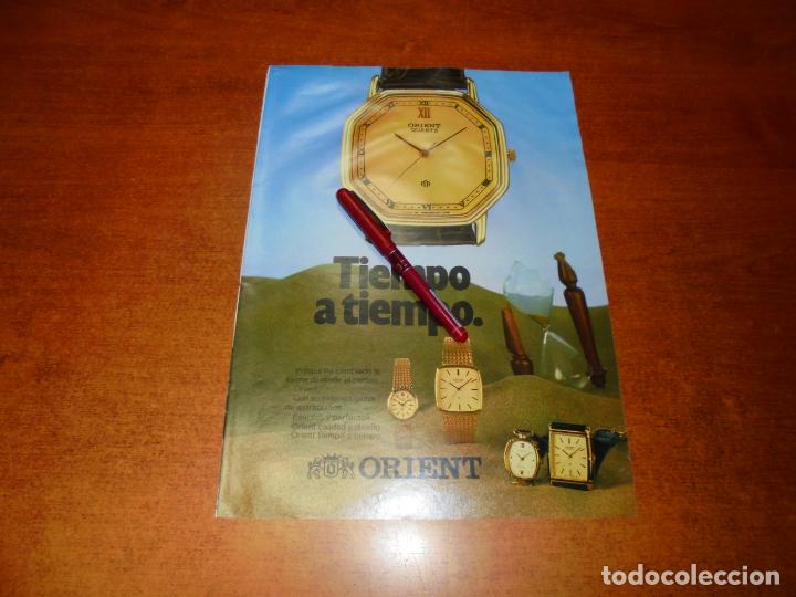 Cat&aacute;logos publicitarios: PUBLICIDAD 1982: RELOJ ORIENT - Foto 1