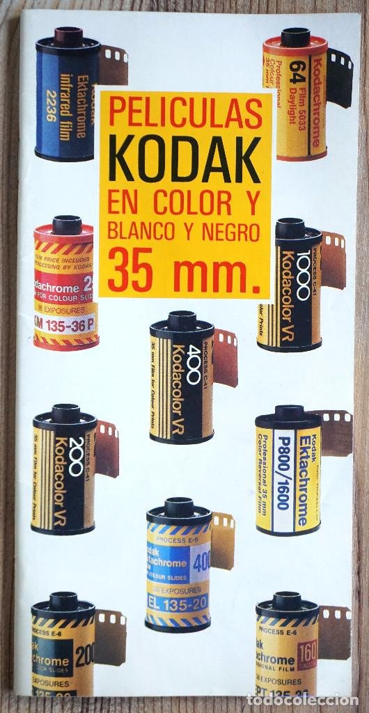 catálogo carretes de kodak 35mm de los años 90. - Compra venta en  todocoleccion