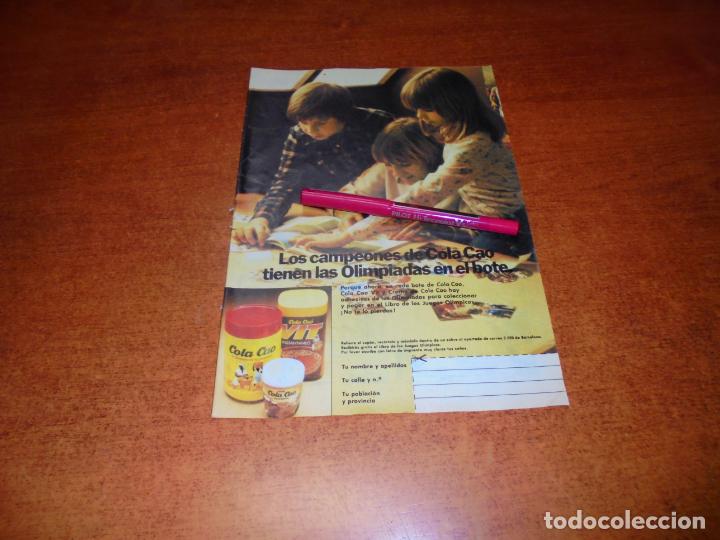 Cat&aacute;logos publicitarios: PUBLICIDAD 1980: COLA CAO