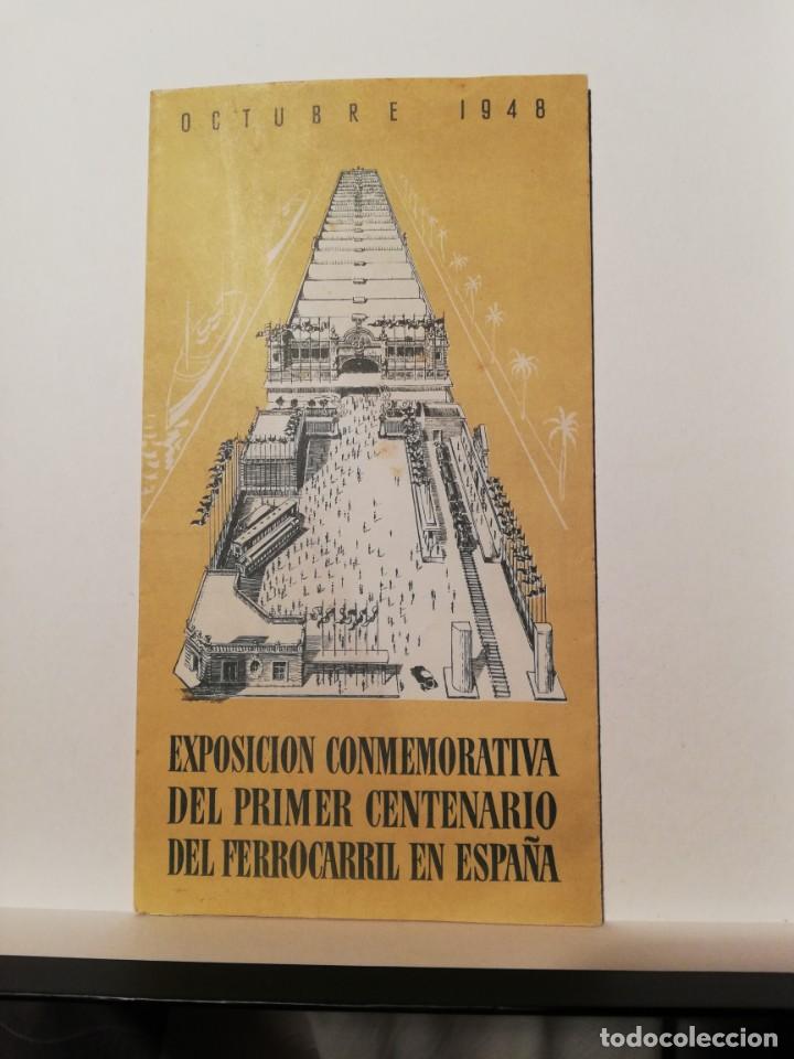 Cat&aacute;logos publicitarios: Exposici&oacute;n primer centenario del ferrocarril - Foto 1