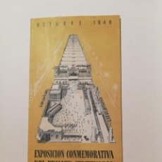 Catálogos publicitarios: EXPOSICIÓN PRIMER CENTENARIO DEL FERROCARRIL