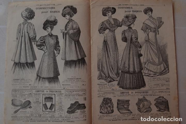Cat&aacute;logos publicitarios: 1907 GALERIES LAFAYETTE CATALOGO DE MODA RARO - Foto 3
