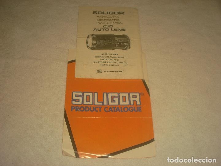 Cat&aacute;logos publicitarios: CATALOGO E INSTRUCCIONES SOLIGOR - Foto 1