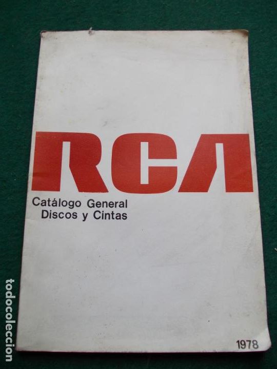 Cat&aacute;logos publicitarios: CATALOGO GENERAL RCA DISCOS Y CINTAS 1978 - Foto 1