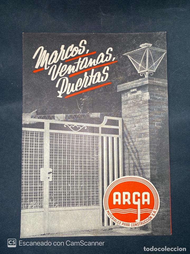 Catalogues publicitaires: CATALOGO PUBLICITARIO. ARGA. MATERIALES PARA CONSTRUCCION. MARCOS, VENTANAS Y PUERTAS. VER