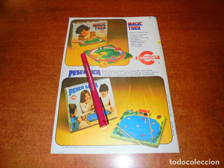 Werbekataloge: PUBLICIDAD DE 1979: JUGUETES MAGIC TREN Y PESCA LOCA DE CONGOST.