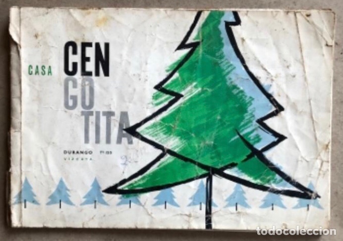Cat&aacute;logos publicitarios: CASA CENGOTITA (DURANGO). LISTA DE PRECIOS DE LA CAMPA&Ntilde;A 1961-1962.