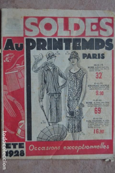Cat&aacute;logos publicitarios: 1928 CAT&Aacute;LOGO DE MODA PRINTEMPS ART DECO RARO