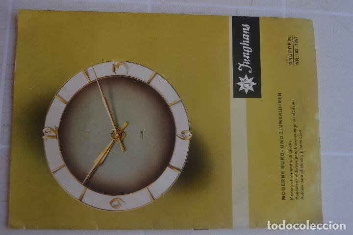 Cat&aacute;logos publicitarios: 1978 CAT&Aacute;LOGO RELOJ JUNGHANS QUARTZ - Foto 4