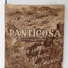 Catálogos publicitarios: BALNEARIO DE PANTICOSA – FOLLETO DE TURISMO 1944