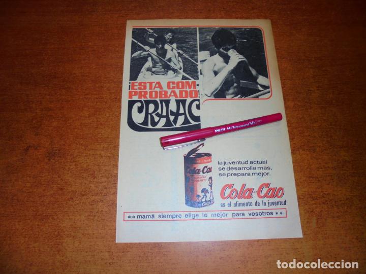 Cat&aacute;logos publicitarios: PUBLICIDAD DE 1966: COLA CAO