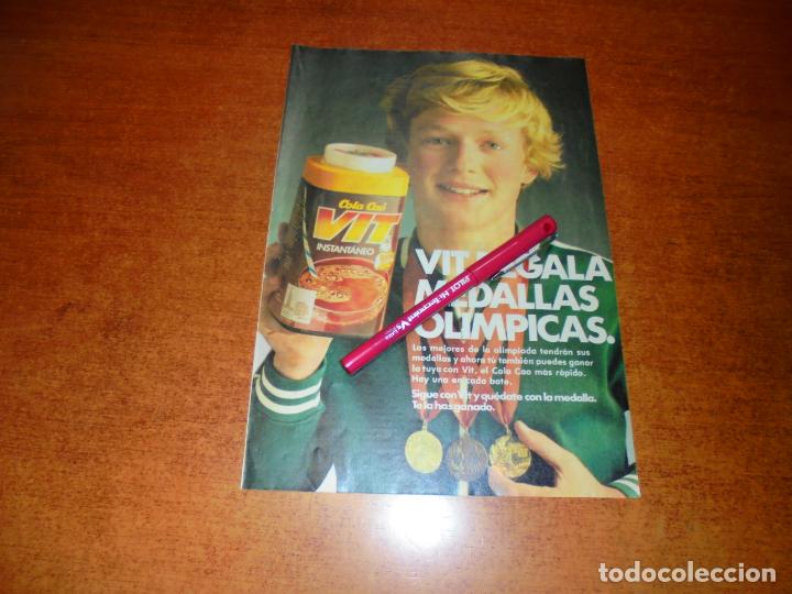 Cat&aacute;logos publicitarios: PUBLICIDAD 1980: VIT INSTANT&Aacute;NEO DE COLA CAO