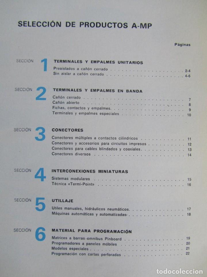 Cat&aacute;logos publicitarios: Cat&aacute;logo de material el&eacute;ctrico y elctr&oacute;nico, AMP, Selectcatalog - Foto 8