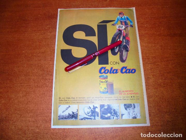 Cat&aacute;logos publicitarios: PUBLICIDAD 1969: COLA CAO MOTOCROSS