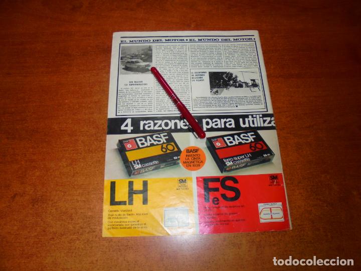 Cat&aacute;logos publicitarios: PUBLICIDAD 1978: SECRETARIO DEFENSA MEXICO EN PEGASO - 131 SUPERMIRAFIORI - CINTAS CASSETTE BASF