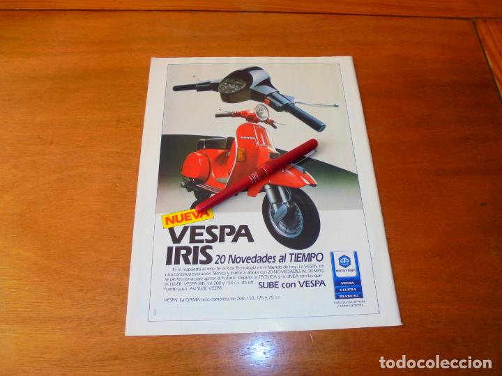 Cat&aacute;logos publicitarios: PUBLICIDAD 1985: VESPA IRIS