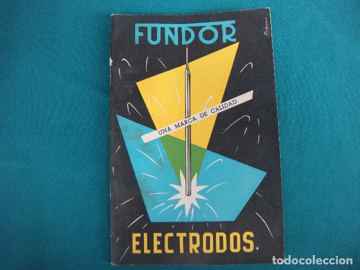 Cat&aacute;logos publicitarios: CAT&Aacute;LOGO FUNDOR ELECTRODOS SOLDADURA.ZARAGOZA
