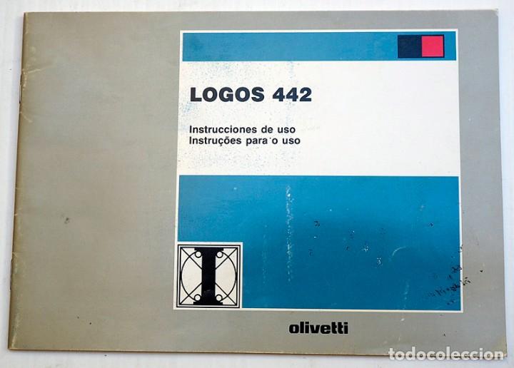 Cat&aacute;logos publicitarios: Olivetti Logos 442. Manual de instrucciones - Foto 1