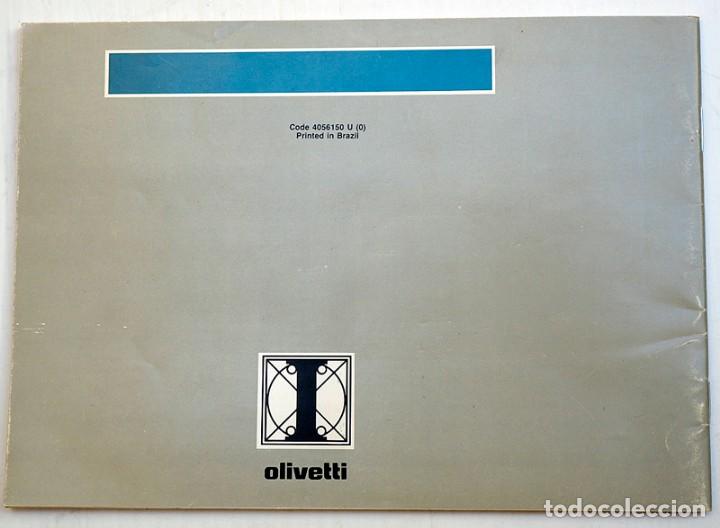 Cat&aacute;logos publicitarios: Olivetti Logos 442. Manual de instrucciones - Foto 2