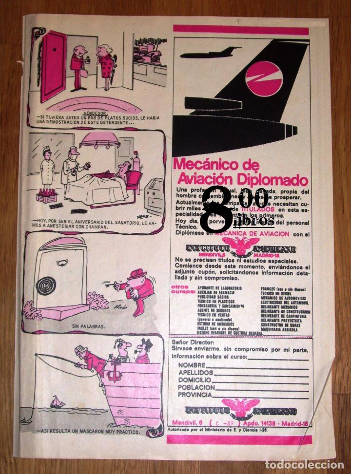 Catalogues publicitaires: ANUNCIO - HOJA - PUBLICIDAD. MEC&Aacute;NICO DE AVI&Oacute;N DIPLOMADO / Instituto Americano... - 1971