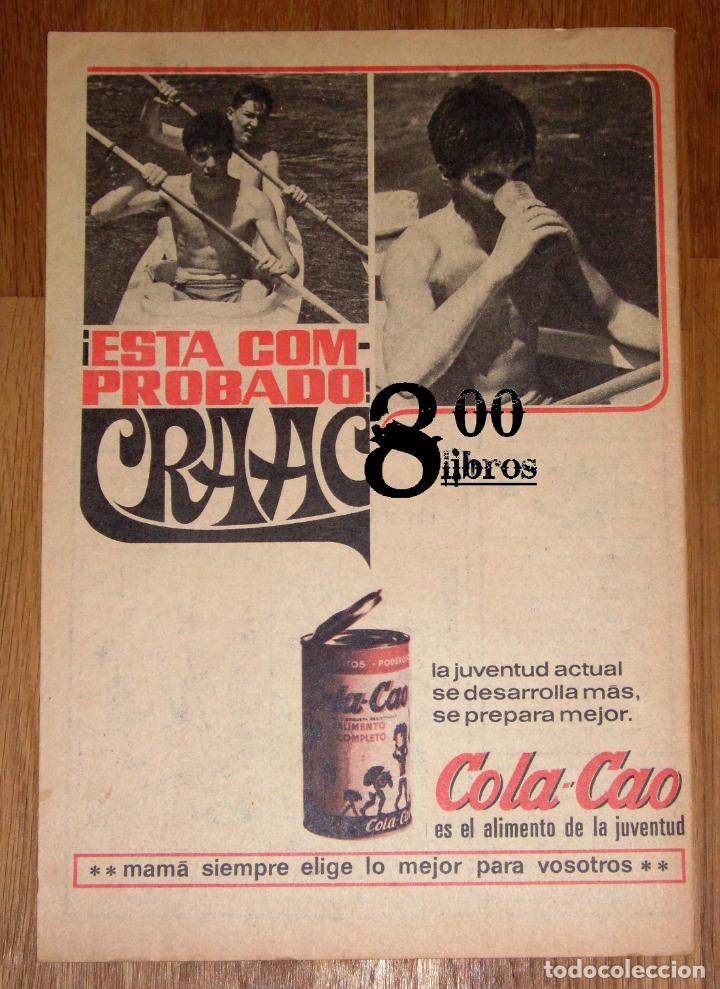Cat&aacute;logos publicitarios: ANUNCIO - HOJA - PUBLICIDAD. Cola-Cao: &iexcl;Est&aacute; comprobado Crac!: La juventud actual... REMO. - 1966