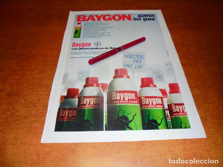Cataloghi pubblicitari: PUBLICIDAD 1971: INSECTICIDA BAYGON