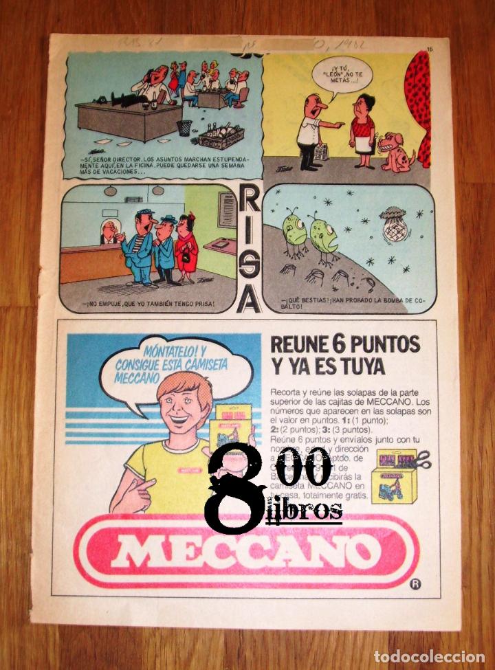 Catalogues publicitaires: ANUNCIO - HOJA - PUBLICIDAD. MECCANO : Camiseta. - 1982