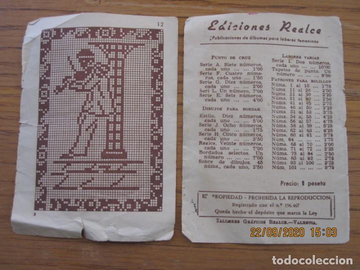 Advertising Catalogs: ANTIGUAS HOJAS MOTIVOS PUNTO DE CRUZ A&Ntilde;OS 50/60
