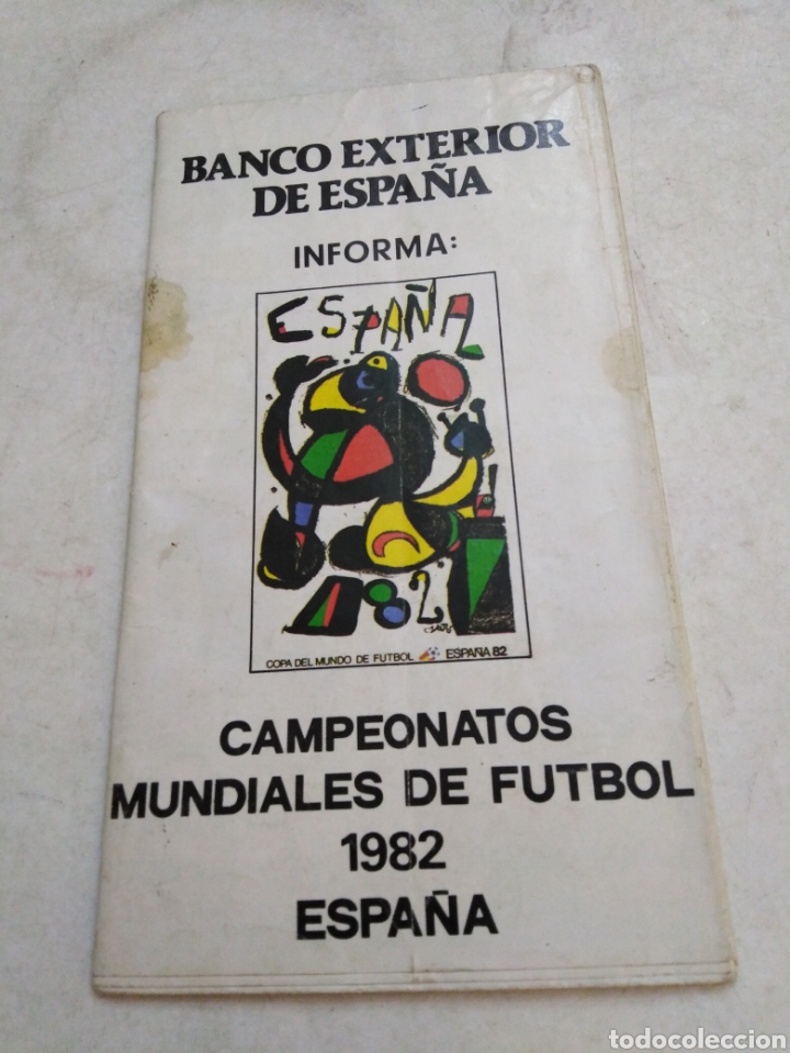 Cat&aacute;logos publicitarios: Campeonatos mundiales de f&uacute;tbol 1982 Espa&ntilde;a