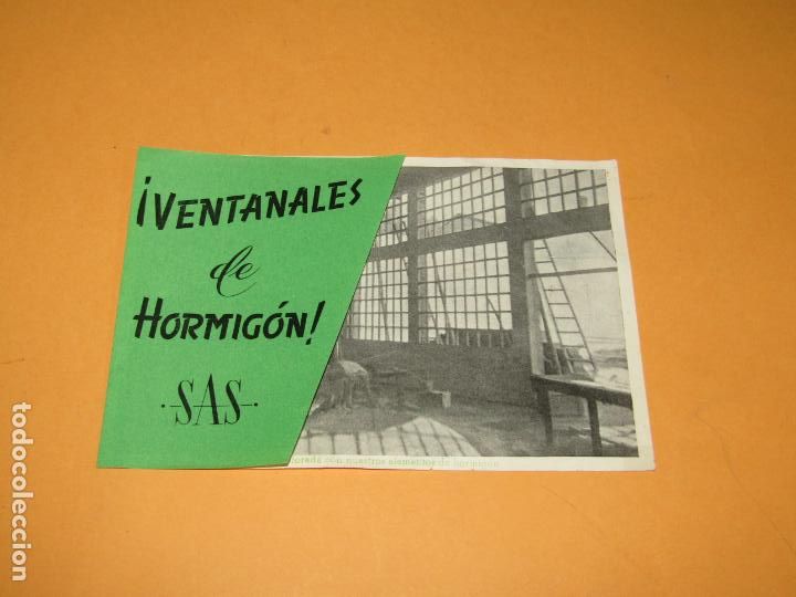 Cataloghi pubblicitari: Antiguo Folleto Publicitario de Ventanales de Hormig&oacute;n SAS de D. CONTIJOCH Mosaicos A&ntilde;o 1960s.