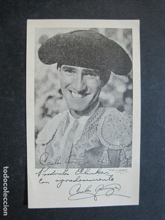 Cat&aacute;logos publicitarios: ANTI CAIDA OLINKER-TORERO-CARLOS ARRUZA-PUBLICIDAD ANTIGUA-VER FOTOS-(K-735)